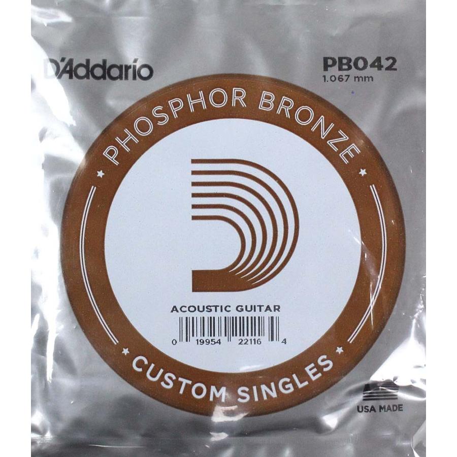 ダダリオ D'Addario PB042弦 Phosphor Bronze バラ弦 チューヤオンライン