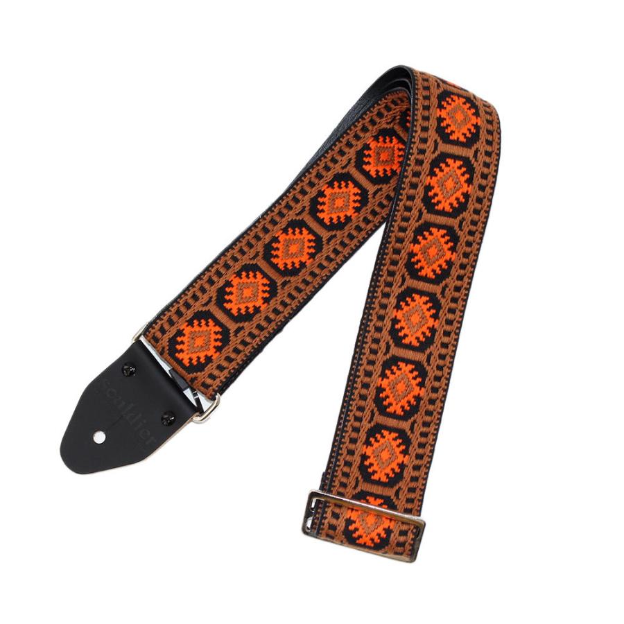 ギターストラップ souldier Ace Replica straps Piller Brown｜chuya-online