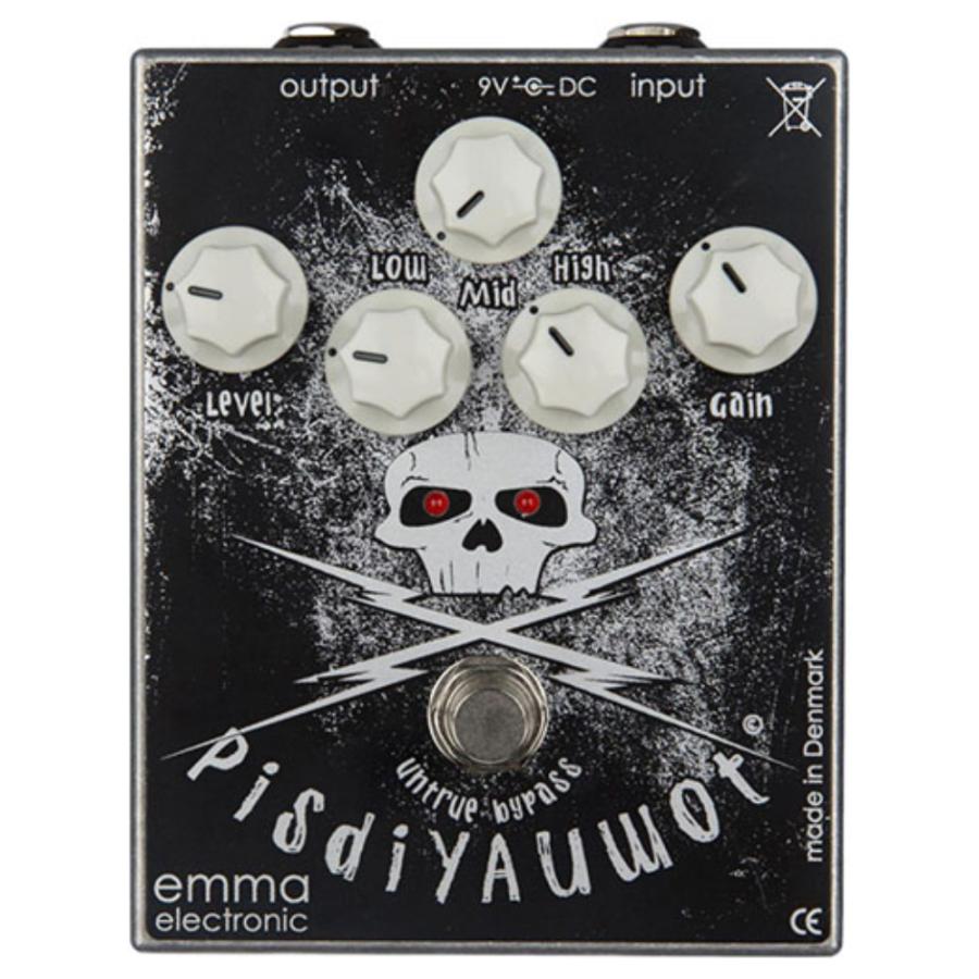 emma electronic PisdiYAUwot ギターエフェクター EMMA エマ PisdiYAUwot メタル ディストーション ギターエフェクター