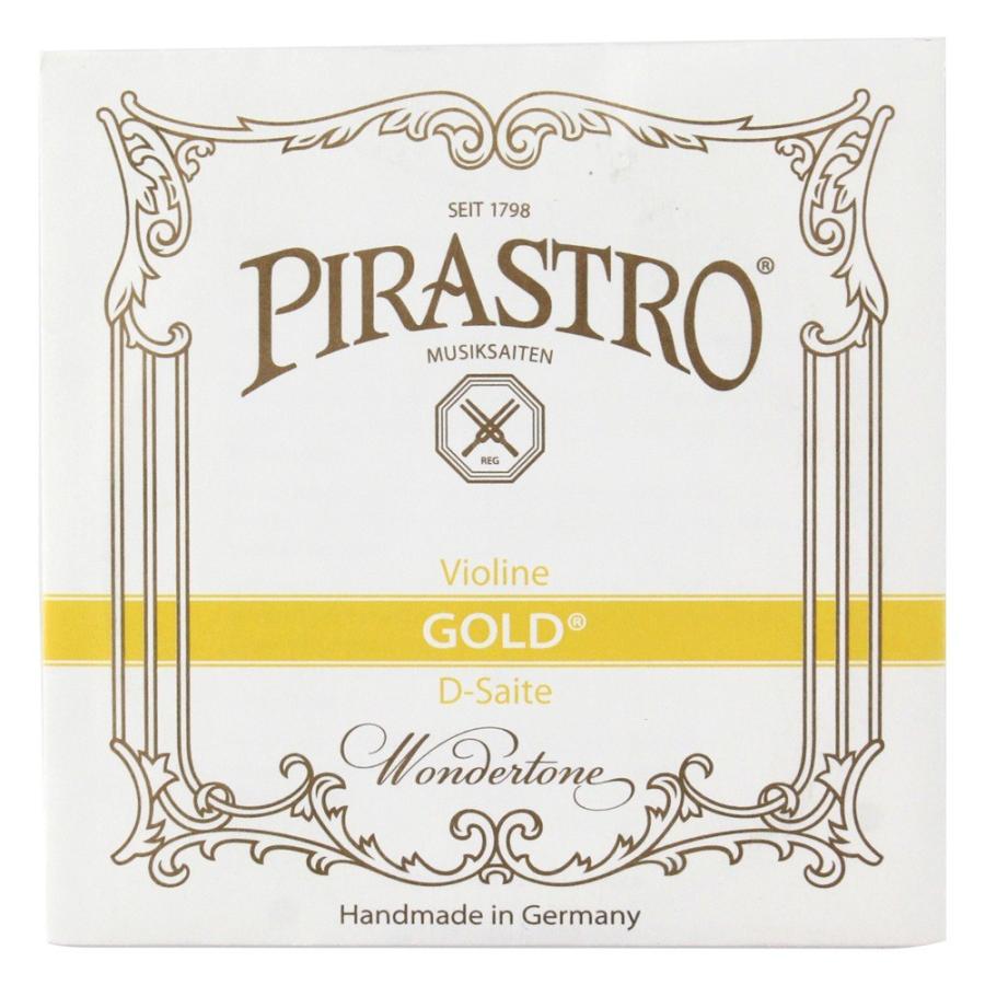 倉 PIRASTRO Gold 215321 D線 バイオリン弦 人気商品 ガット シルバーアルミニウム巻き