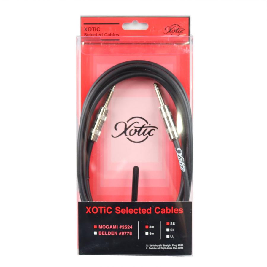 ギターシールド 3m SS Xotic Guitars エキゾチックギターズ MOGAMI2524