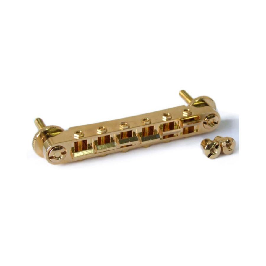 フリーダムカスタムギターリサーチ ギター ブリッジ SP-B-03G Lockable Bridge Brass Saddle Gold Freedom Custom Guitar Research