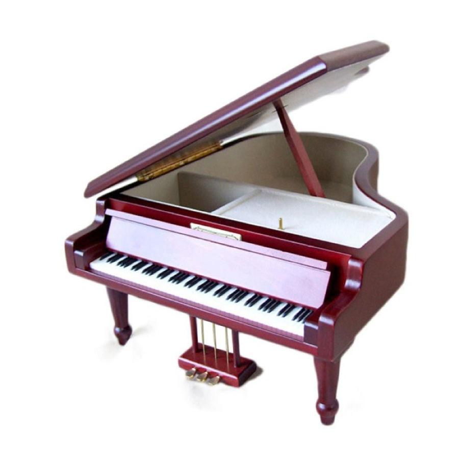 海外正規品 Sankyo 294b 18弁グランドピアノオルゴール 茶 Lサイズ 安い Esiba Tg