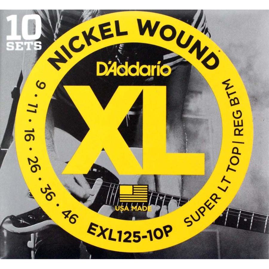 ダダリオ D'Addario EXL125-10P 10セットパック エレキギター弦