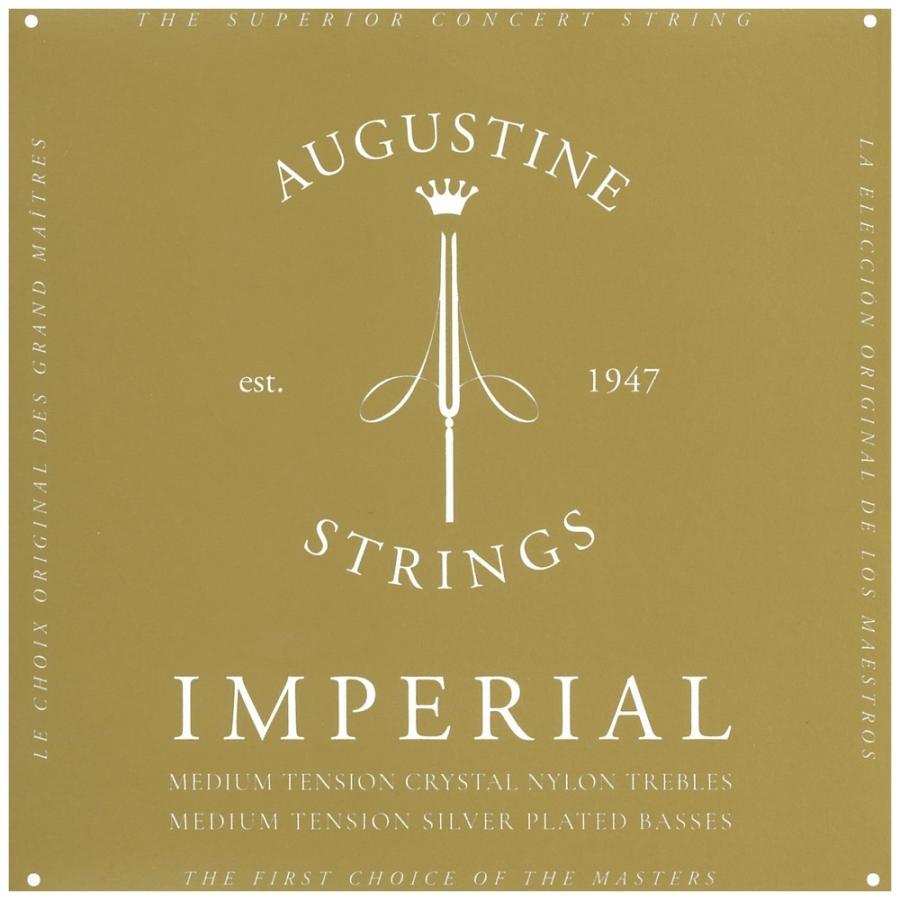 販売 AUGUSTINE オーガスチン IMPERIAL RED ×3セット ミディアムテンション AUGUSTINE(オーガスチン) 「REGAL GOLD SET(リーガル ゴールドGOLD)×1セット」 定番クラシックギター弦ブランド