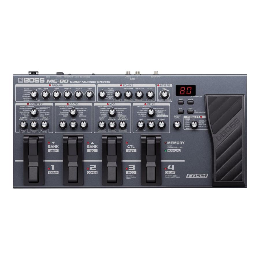 BOSS ME-80 マルチエフェクター 買っ 楽器、手芸、コレクション | asmae.be