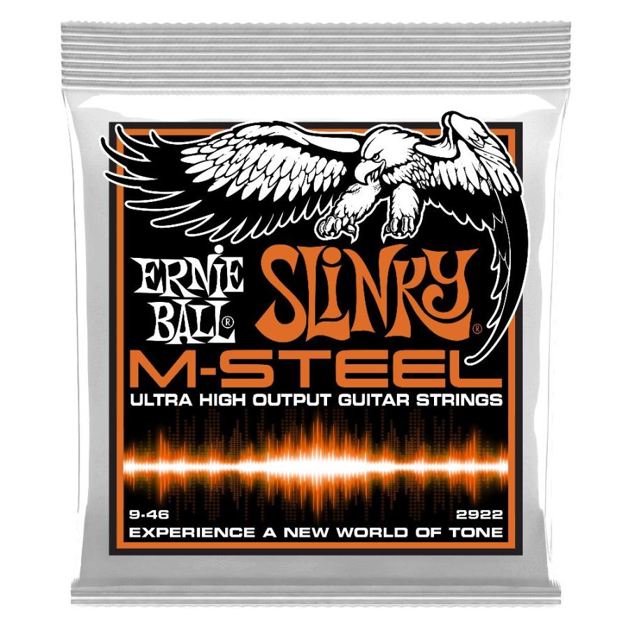 アーニーボール ERNIE BALL 2922 M-Steel Hybrid Slinky エレキギター弦×12セット