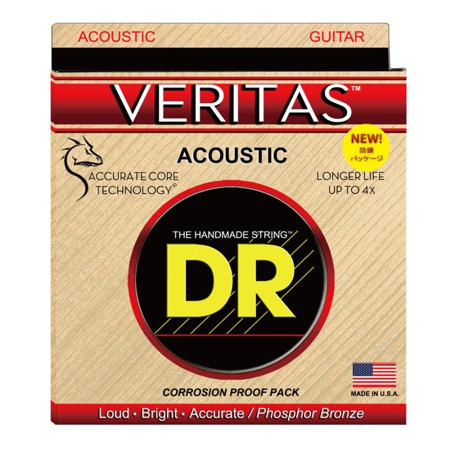 DR VERITAS VTA-10 EXTRA LITE アコースティックギター弦×6セット｜chuya-online