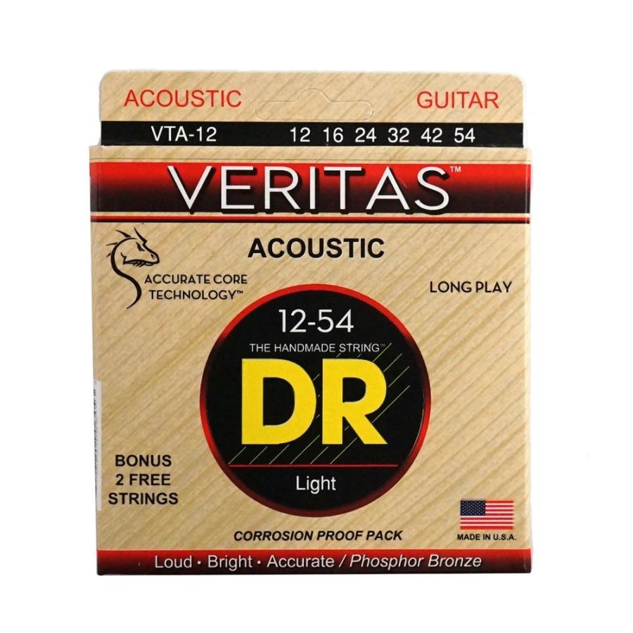 DR VERITAS VTA-12 LIGHT アコースティックギター弦×12仕かける