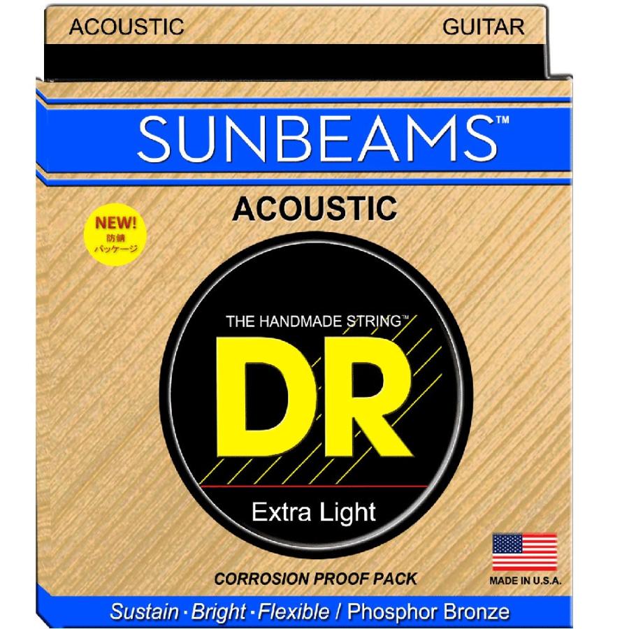 DR SUNBEAM DR-RCA11 Medium-Lite アコースティックギター弦×12セット｜chuya-online