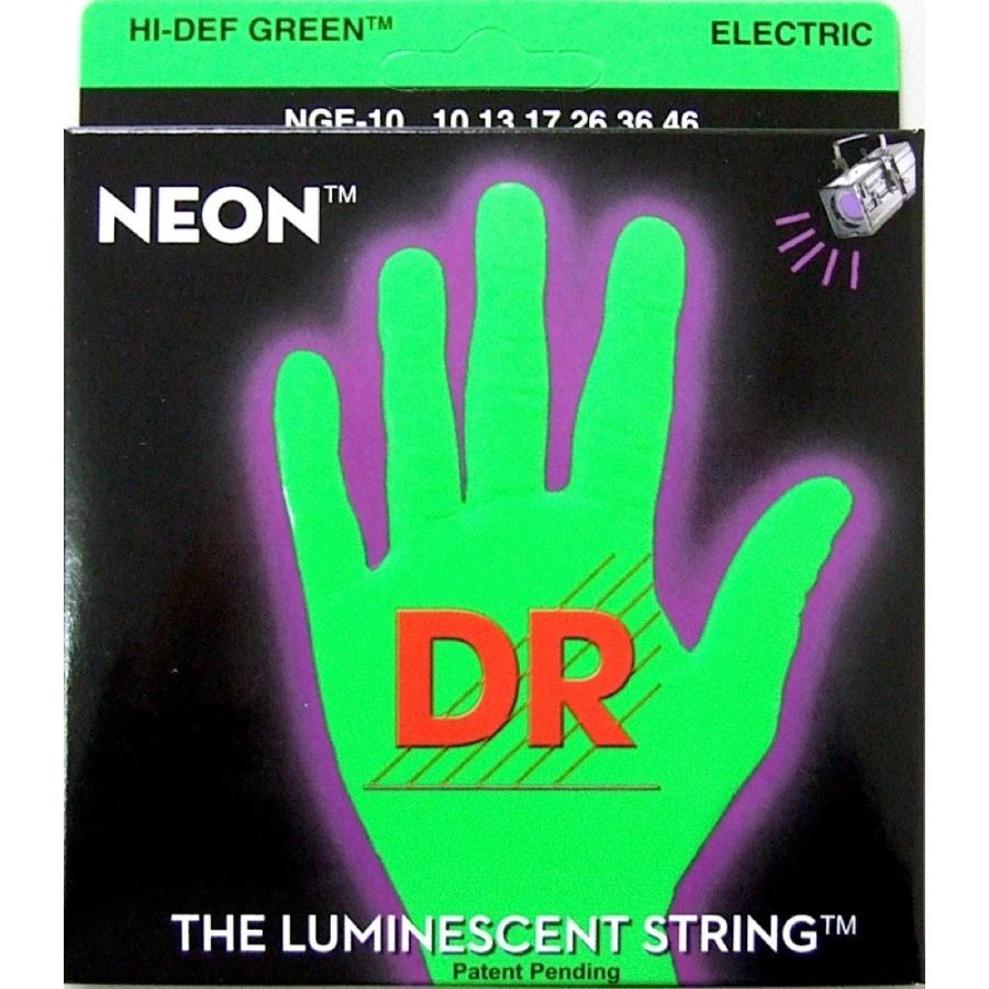 DR NEON GREEN DR-NGE10 Medium エレキギター弦×12セット