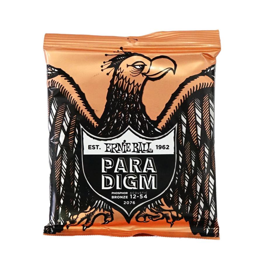 アーニーボール ERNIE BALL 2076 Paradigm Phosphor 12-54 アコースティックギター弦×6セット