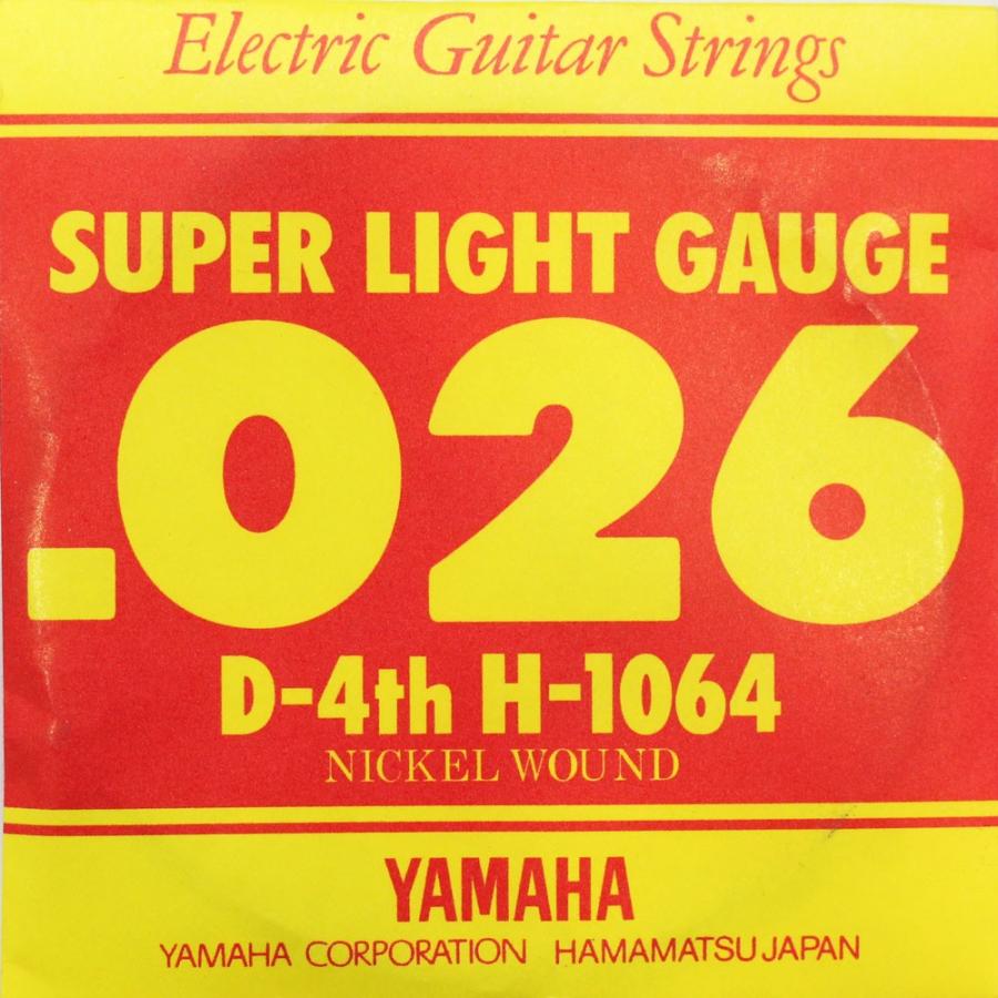 高品質の激安ヤマハ YAMAHA H1064 エレキギター用 バラ弦 4弦×6本