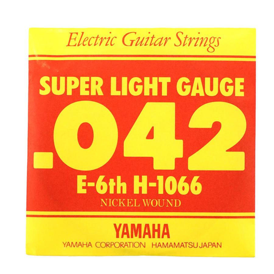 ヤマハ YAMAHA H1066 エレキギター用 バラ弦 6弦×6本