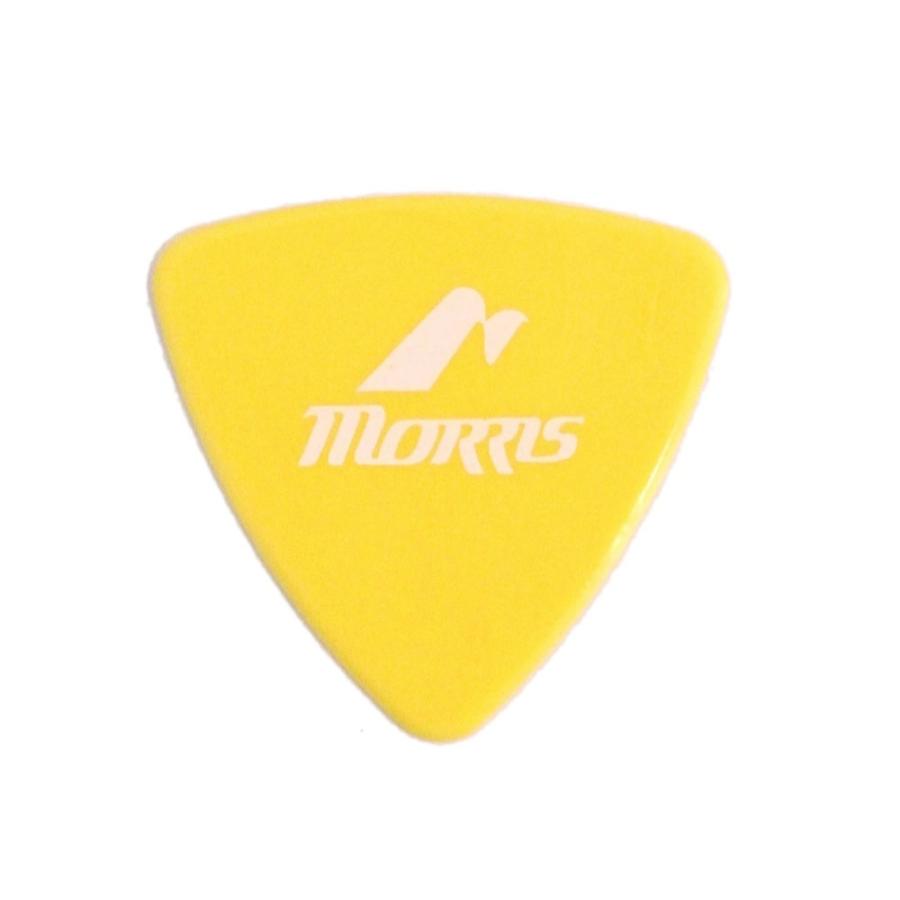 Morris MORRIS DELRIN Yellow 0.73mm Triangle ギターピック×12枚