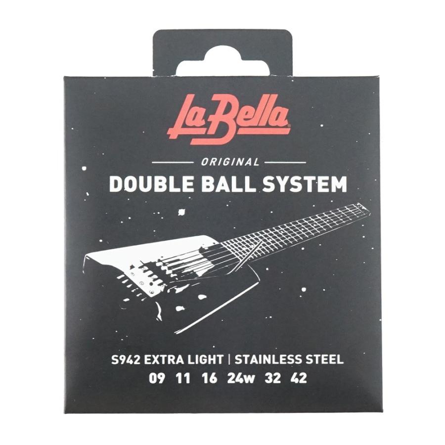 ラベラ 弦 3セット La Bella S942 Extra Light Doble Ball System 09-42 エレキギター弦×3セット｜chuya-online