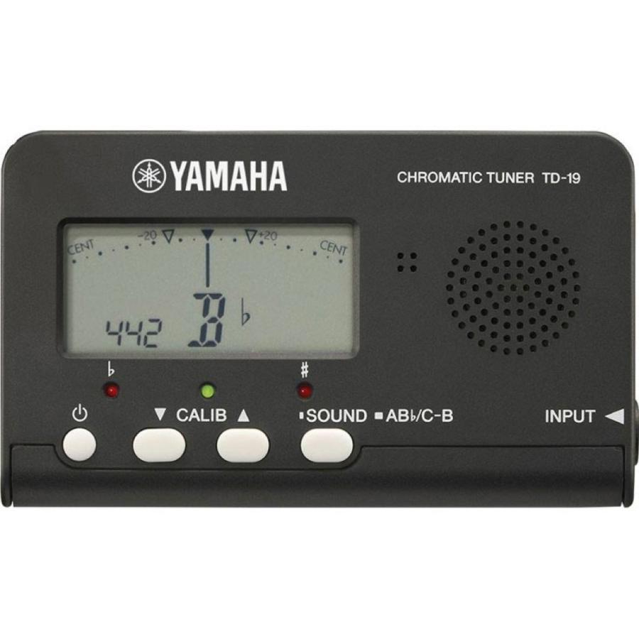 YAMAHA（ヤマハ） YAMAHA TD-19BK ブラック クロマチックチューナー