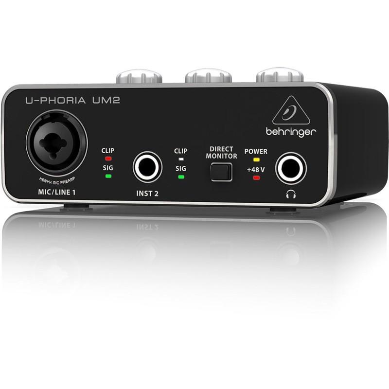 Behringer Um2 U Phoria オーディオインターフェース Iskダイナミックマイク 3mマイクケーブル付き セット Chuya Online Com 通販 Paypayモール