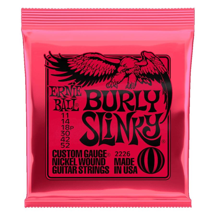 アーニーボール ERNIE BALL 2226 Burly Slinky 11-52 エレキギター弦×12セット