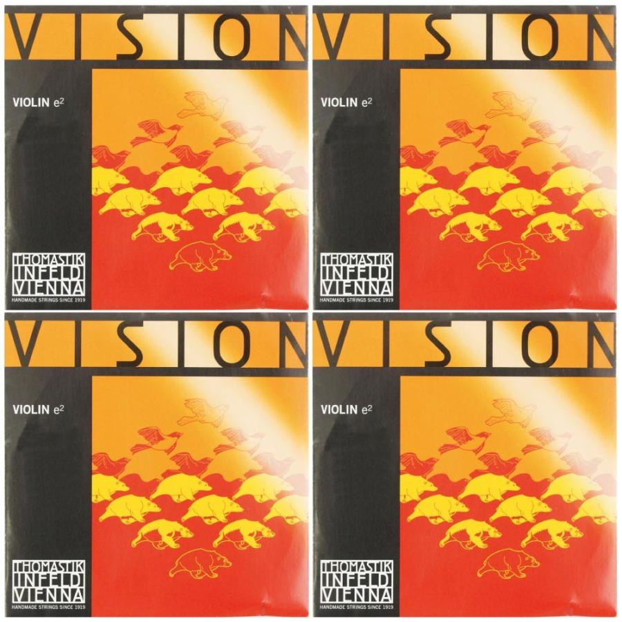 Vision バイオリン弦 4セット トマスティック バイオリン 弦 セット VISION 4/4サイズ バイオリン用