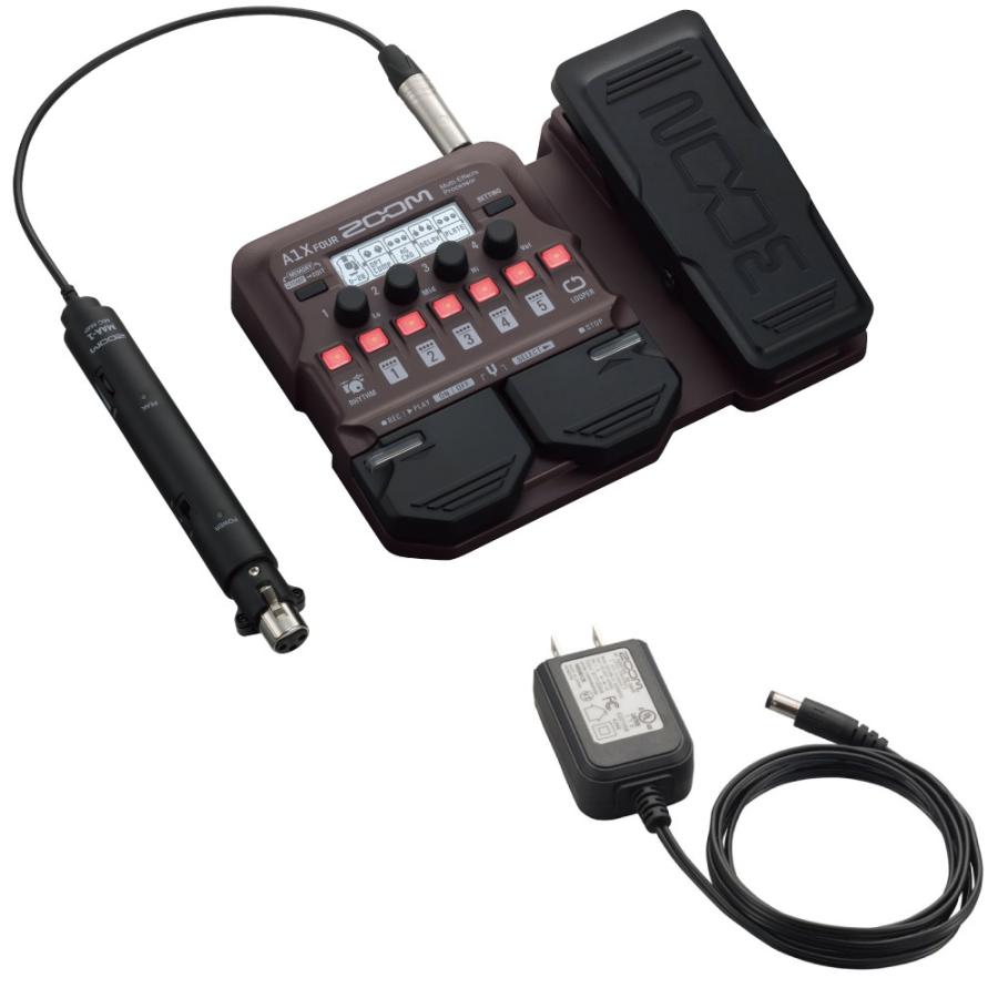 ZOOM A1X FOUR アコースティック楽器用 マルチエフェクター 純正