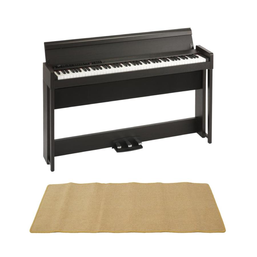 KORG（コルグ） KORG C1 AIR BR 電子ピアノ ピアノマット(クリーム 