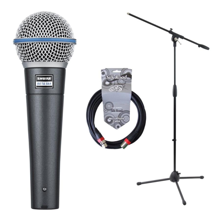 SHURE (シュア)BETA 58A-J　マイクケーブル付き SHURE BETA 58A-J【マイクケーブルセット(XLRメス-XLRオス)5.0m