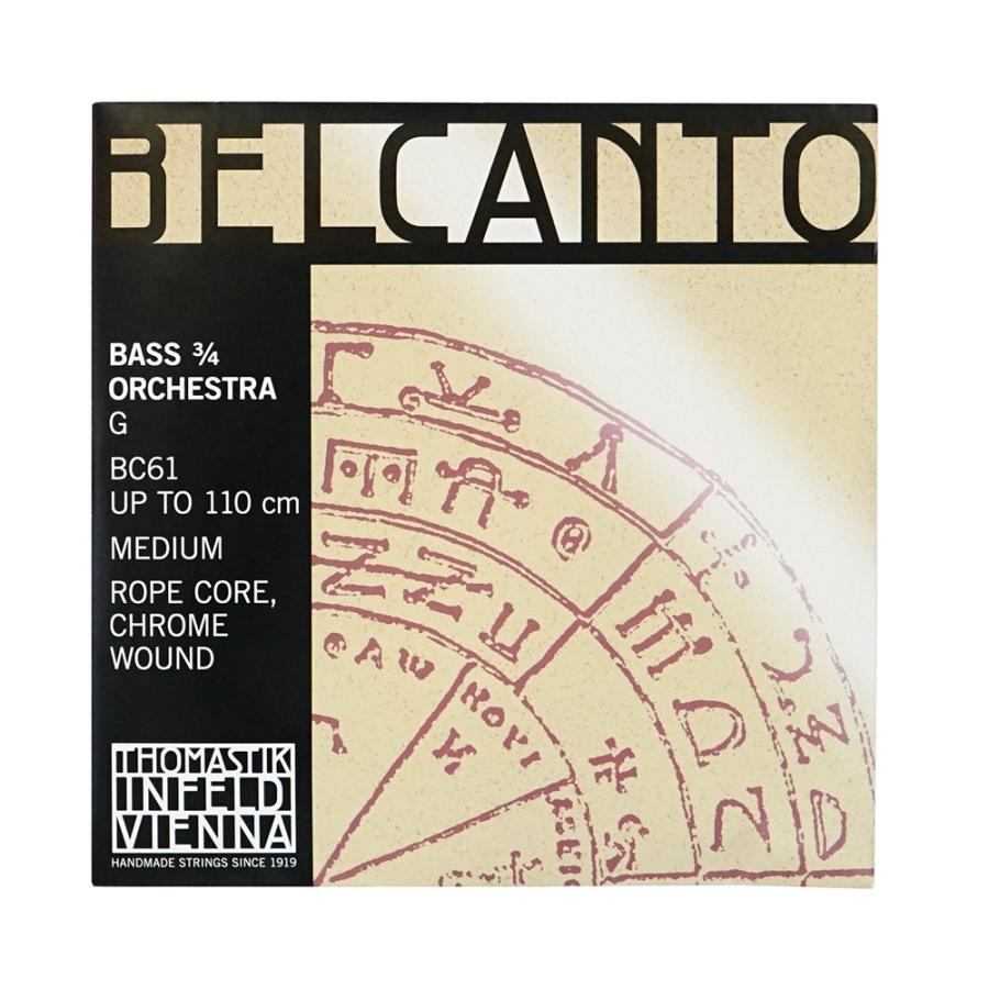 Thomastik Belcanto BC600 3/4 コントラバス弦 セット