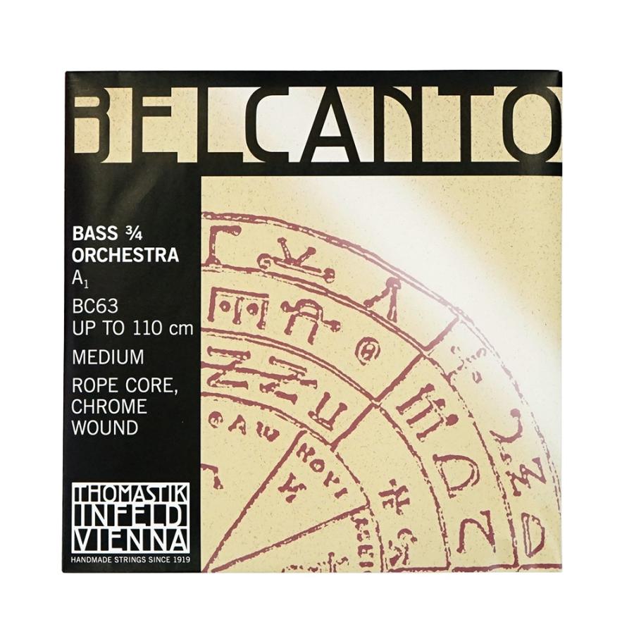 BELCANTO ベルカント コントラバス弦 GDAEセット THOMASTIK（トマスティック）BELCANT（ベルカント）コントラバス