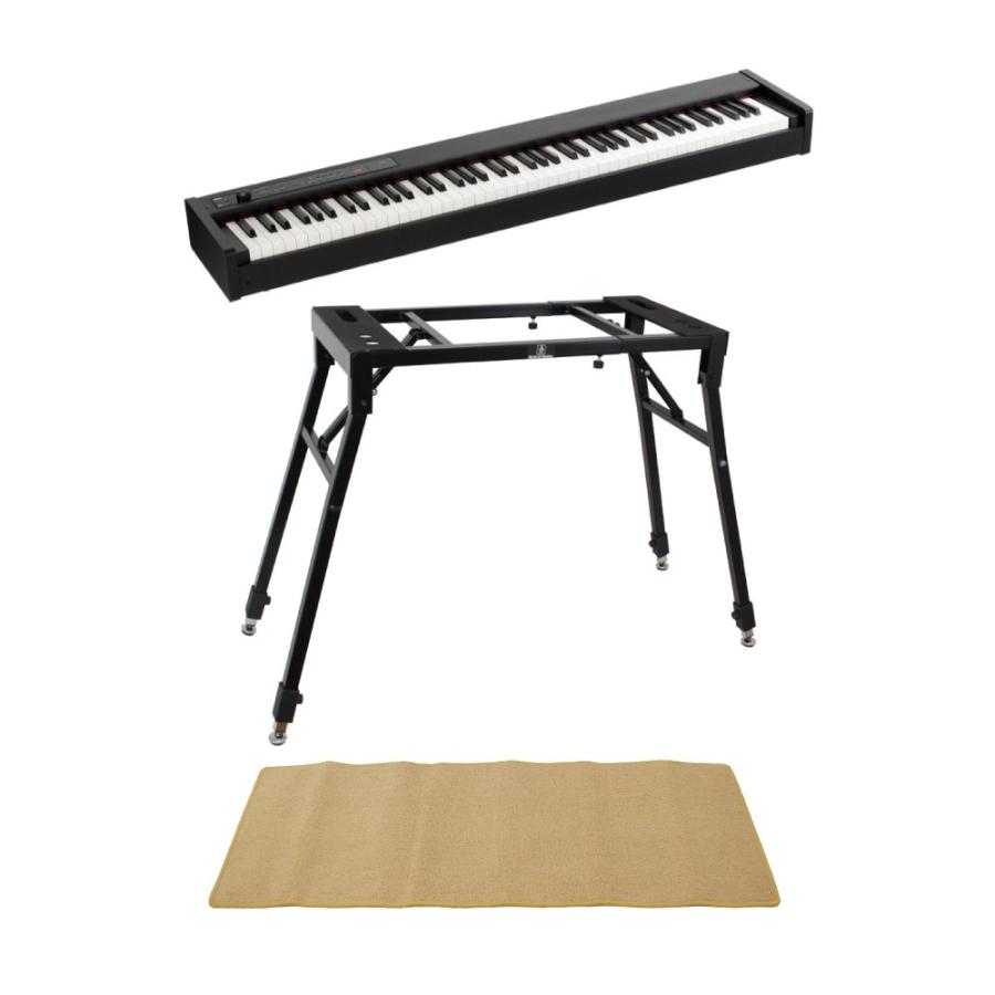 コルグ KORG D1 DIGITAL PIANO 電子ピアノ 4本脚スタンド ピアノマット(クリーム)付きセット｜chuya-online