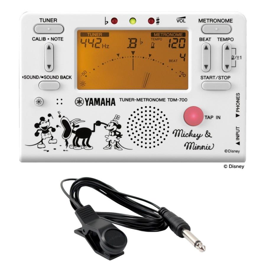 Yamaha Tdm 700dmn5 ディズニー ミッキー ミニー チューナー メトロノーム Fa 01 チューナー用コンタクトマイク付き 2点セット