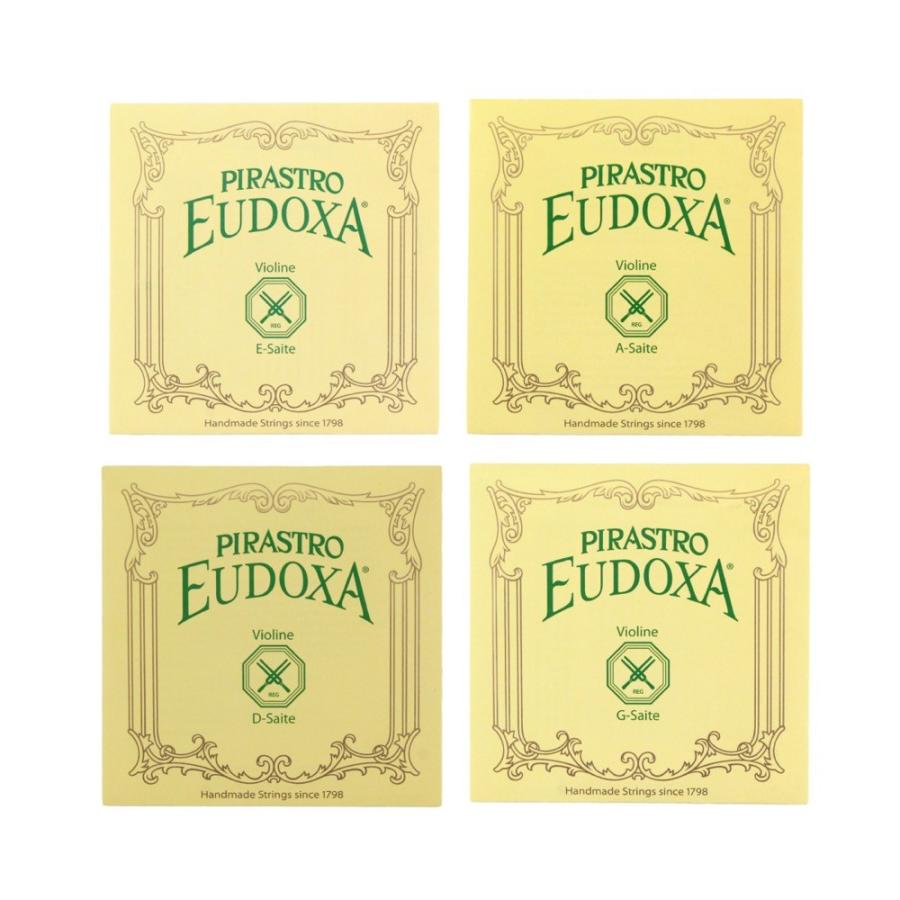 ピラストロ バイオリン 弦 セット Eudoxa オイドクサ 4/4 サイズ用 E線ボールエンド PIRASTRO
