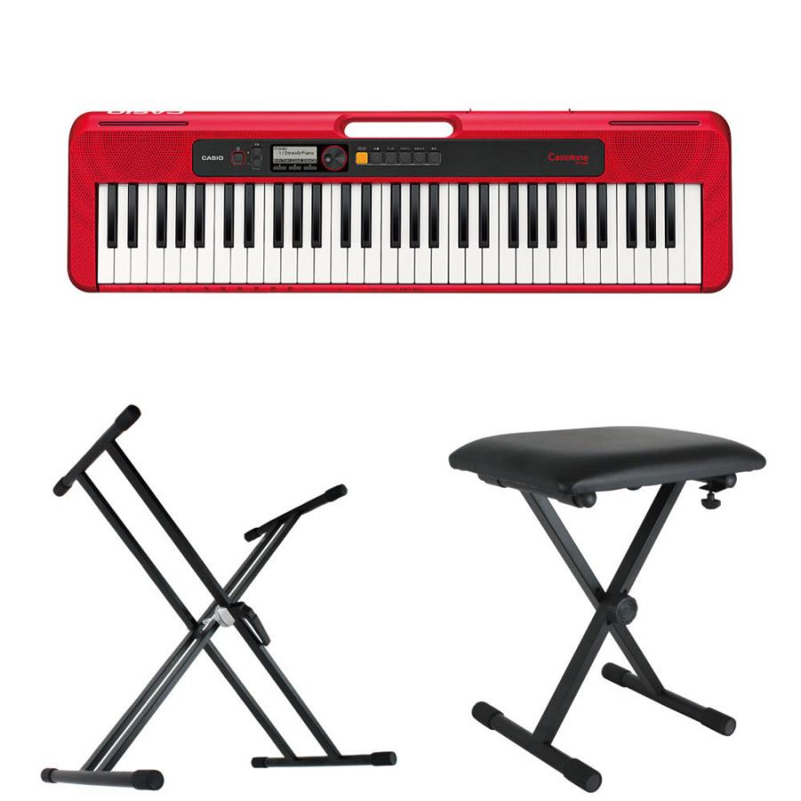CASIO（カシオ） CASIO CT-S200 RD Casiotone 61鍵盤 キーボード 