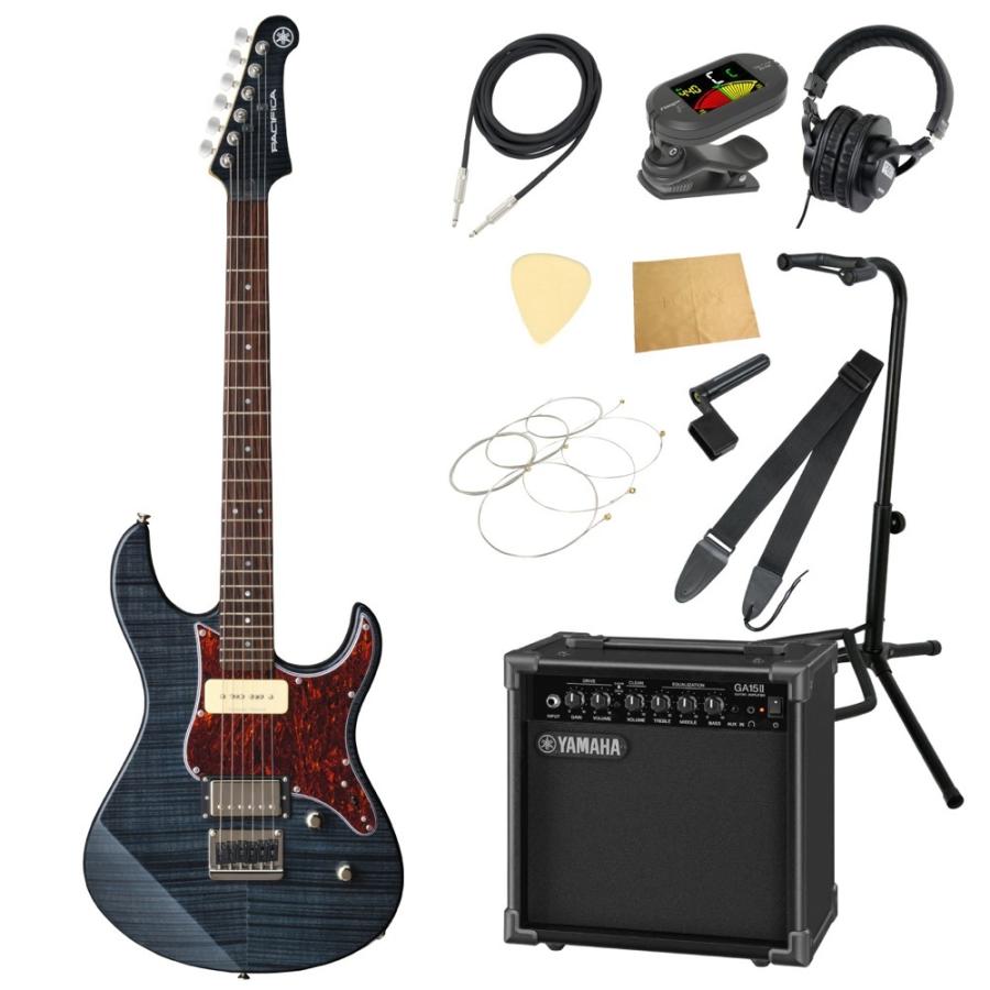 YAMAHA - 電気ギターギター 取扱説明書仕かける ヤマハ パシフィカ ギター PACIFICA611HFM TBL GA15IIアンプリファイアー付き添い人 11点仕かける ギター 未経験者仕かける