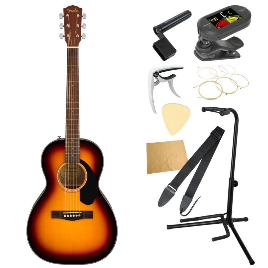 アコギ ギター Fender（フェンダー） アコギ 入門セット CP-60S Parlor Walnut