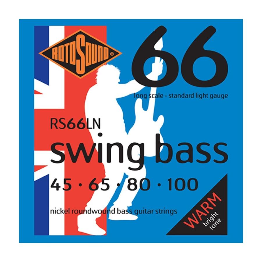 ROTOSOUND RS66LN Swing Bass 66 Standard Light 45-100 LONG SCALE エレキベース弦×2セット