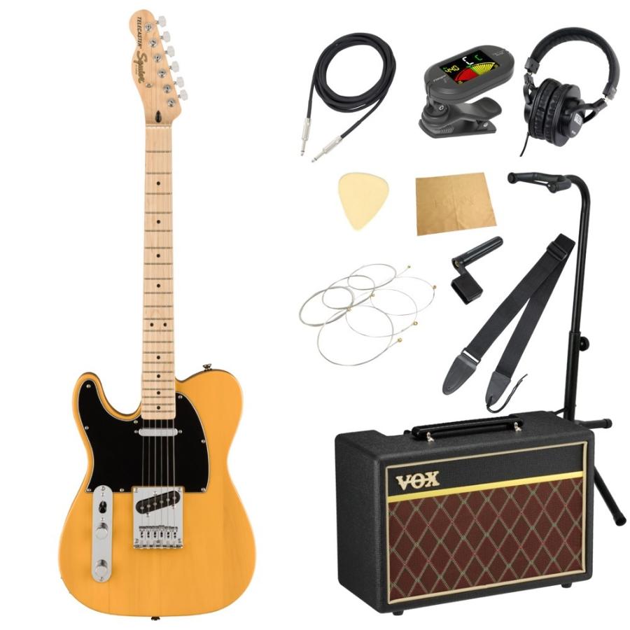 Squier Affinity Series Telecaster Left-Handed BTB 左利き用 エレキギター VOXアンプ付き 入門11点 初心者セット