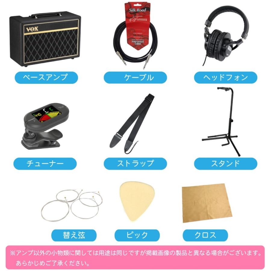 エレキベース 入門セット スクワイヤー Classic Vibe '60s Precision Bass 3TS LRL アンプ付き 10点セット Squier ベース 初心者セットの画像