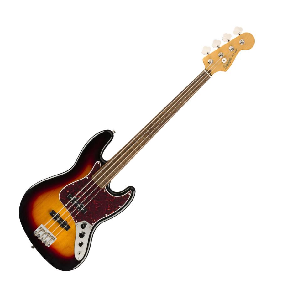 エレキベース 入門セット スクワイヤー Classic Vibe '60s Jazz Bass Fretless 3TS LRL アンプ付き 10点セット Squier 初心者セットの画像