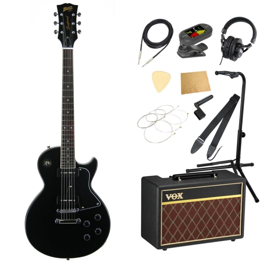 エレキギター 入門セット ブリッツ BLP-SPL BK VOXアンプ付き 11点