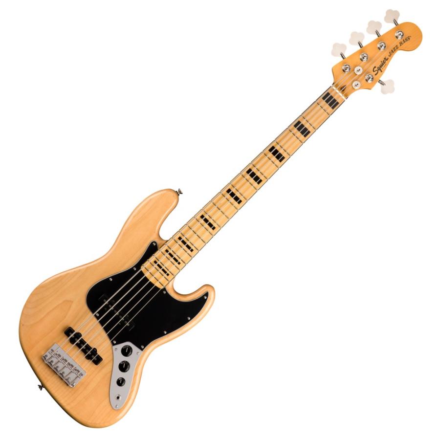 エレキベース 入門セット スクワイヤー 5弦ベース Classic Vibe '70s Jazz Bass V NAT MN アンプ付き 10点セット Squier ベース 初心者の画像