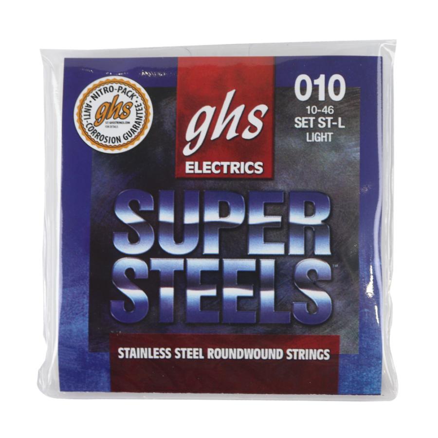 GHS GHS ST-L Super Steels LIGHT 010-046 エレキギター弦×3セット