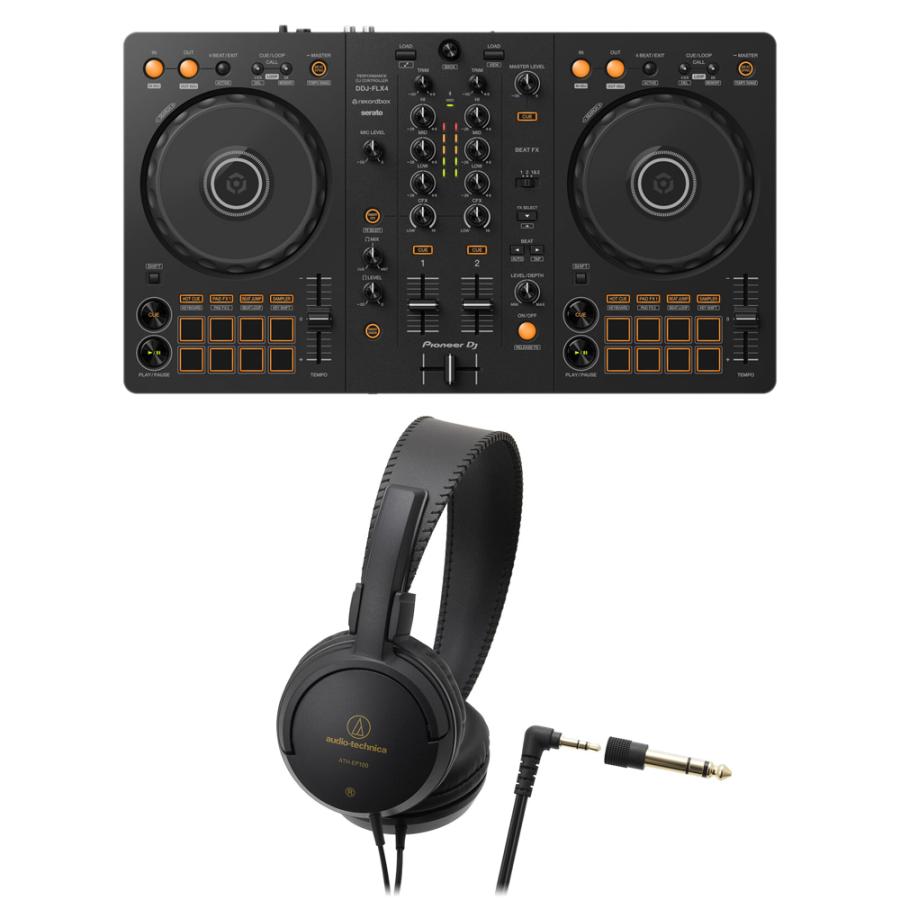 Pioneer DJ DDJ-FLX4 ヘッドホン付きセット DJコントローラー 