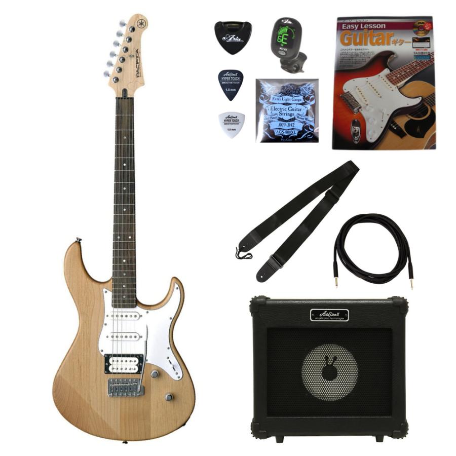 パシフィカ　ギター　アンプセット YAMAHA PACIFICA012 初心者14点セット 【ヤマハアンプ付き