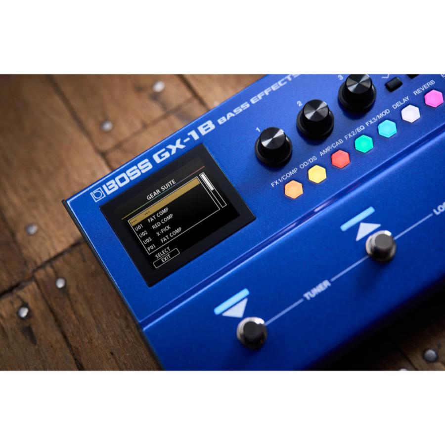 BOSS GX-1B ベース　マルチエフェクター 純正電源アダプター付属 BOSS（ボス） BOSS GX-1B ベース用マルチエフェクター 純正ケース（CB