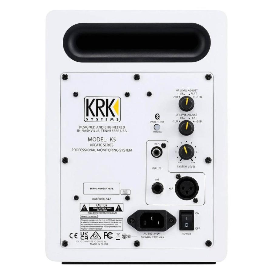 KRK SYSTEMS KREATE 5 WHITE Limited Edition STUDIO MONITOR K5 パワードモニタースピーカー 1本×2ペア_1
