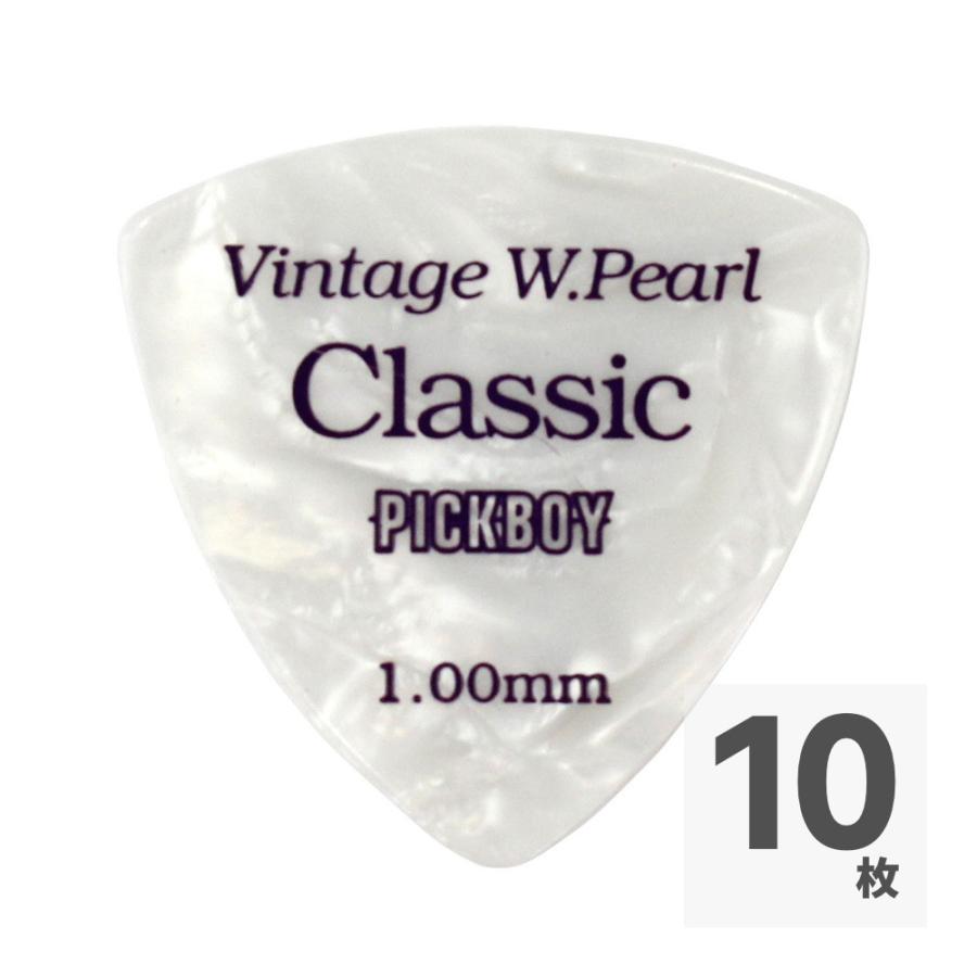 PICKBOY GP-24/100 Vintage Classic White Pearl 1.00mm ギターピック