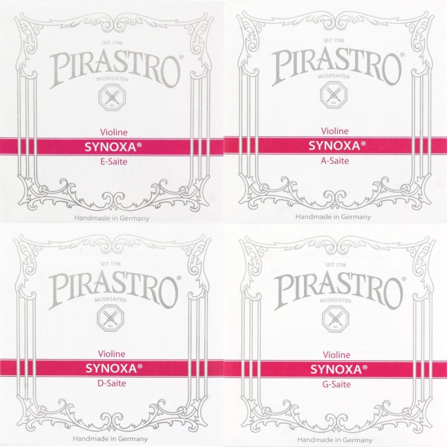 ピラストロ バイオリン 弦 セット Synoxa 4/4 サイズ用 バイオリン弦セット E線ループエンド シノクサ PIRASTRO
