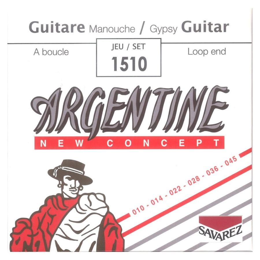 サバレス 弦 SAVAREZ 1510 Argentine Loopend Extra Light ジャズギター弦×6SET アルゼンチーヌ エレキギター弦