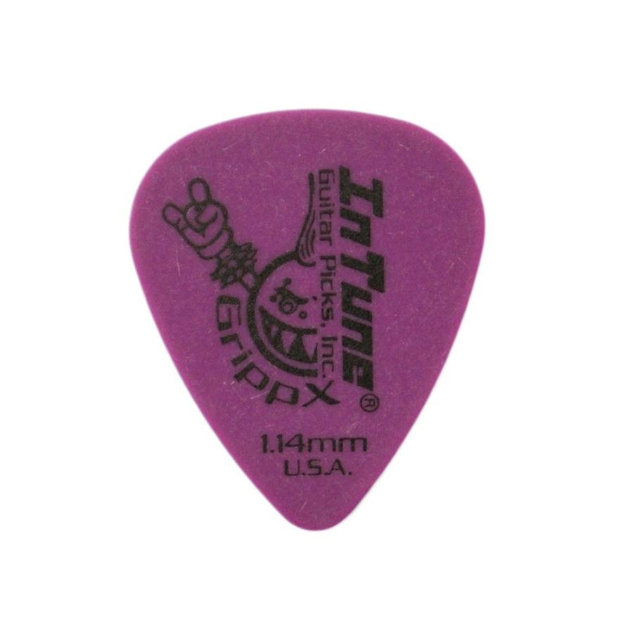 In Tune Guitar Picks DGP1-C114 GrippX-X 1.14mm Purple ギターピック×36枚｜chuya-online